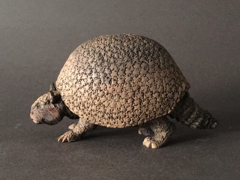 Glyptodon (Glyptodon clavipes), 1:20 scale hand-painted resin replica by J. Miguel Aparicio