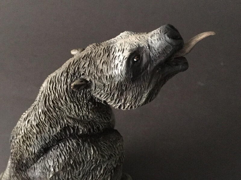 Giant Ground Sloth (Megatherium americanum), 1:20 scale hand-painted resin replica by J. Miguel Aparicio